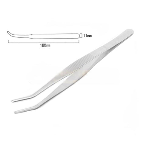 CT Stainless Steel Tweezers with Non-slip Teeth