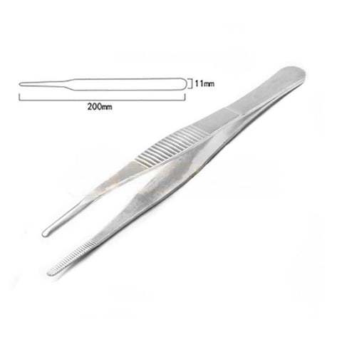CT Stainless Steel Tweezers with Non-slip Teeth