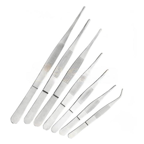 CT Stainless Steel Tweezers with Non-slip Teeth