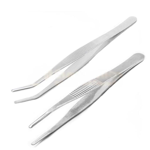 CT Stainless Steel Tweezers with Non-slip Teeth