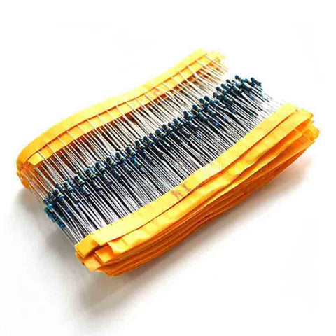 1/4W 1% Metal Film Resistor Kit (30 kinds * 20 pcs = 600 pcs)