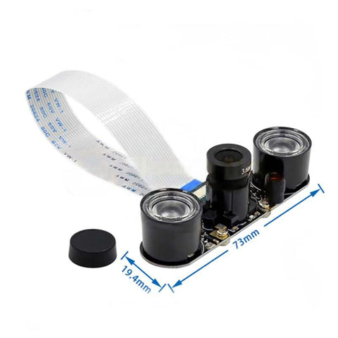 Raspberry Pi OV5647 70°/95°/160° Fisheye IR Camera