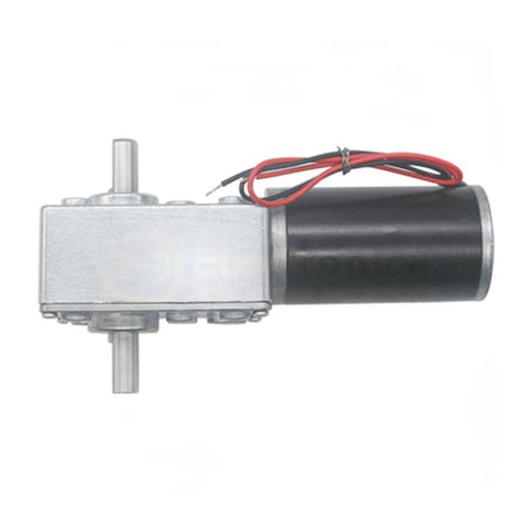 12/24V Double Shaft Worm DC Motor