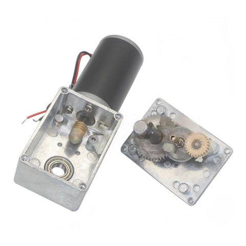 12/24V Double Shaft Worm DC Motor