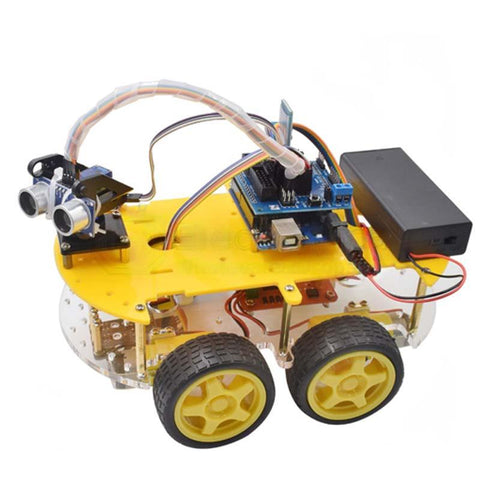 R2A New Avoidance Tracking Motor Smart Robot Car Chassis Kit