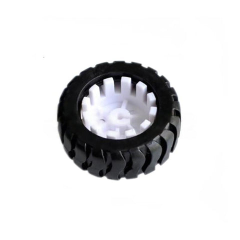 43MM D-axis Rubber Wheel for Tracking Car