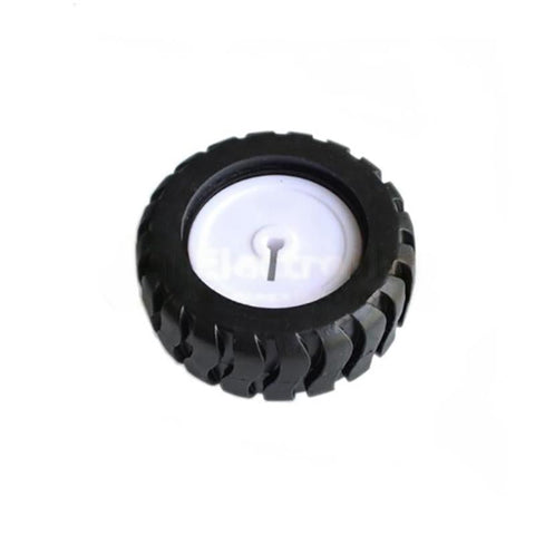 43MM D-axis Rubber Wheel for Tracking Car