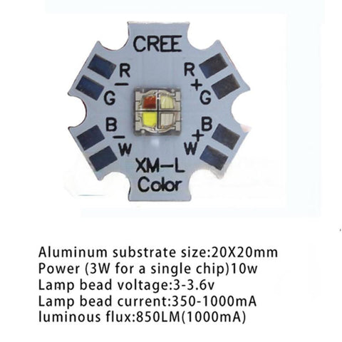 3W SMD RGB LED Beads