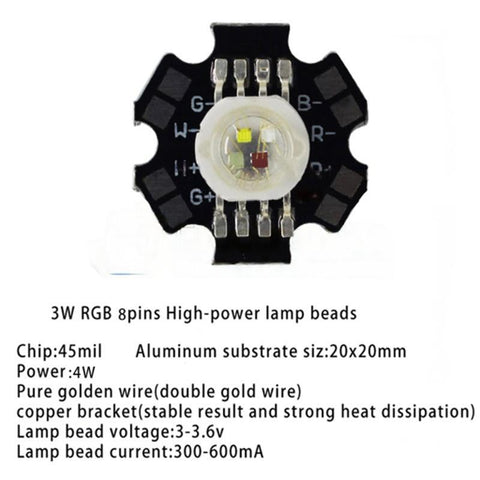 3W SMD RGB LED Beads