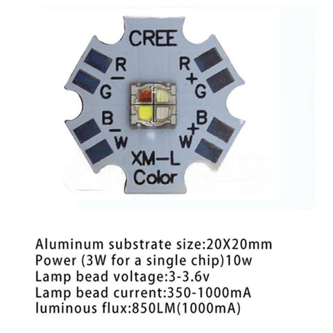 3W SMD RGB LED Beads