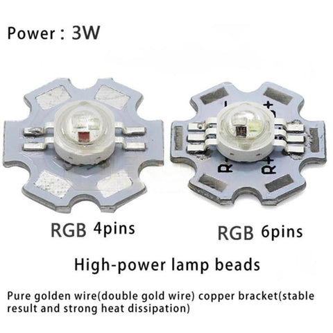 3W SMD RGB LED Beads