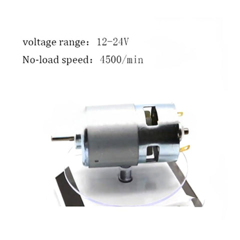 12V 24V D-axis High Speed High Torque 775 Bearing Motor