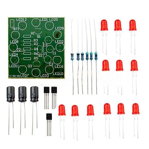 12 pcs LED Circular Lamp DIY Kit