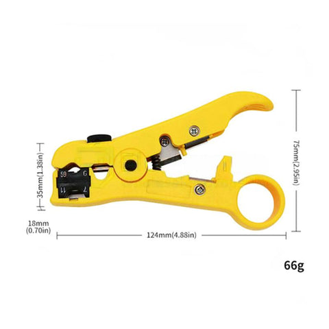 Coaxial Cable Stripping Plier