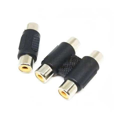1/2/3 RCA Female to Female Audio Adapter