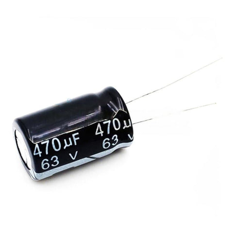 63V/100V 2.2/10/47/100/220/470/1000/2200/3300µF DIP Aluminum Electrolytic Capacitor