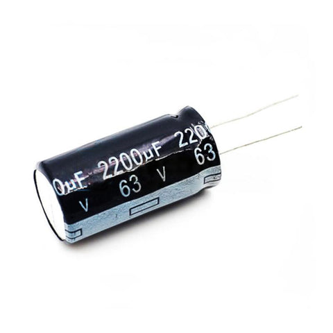 63V/100V 2.2/10/47/100/220/470/1000/2200/3300µF DIP Aluminum Electrolytic Capacitor
