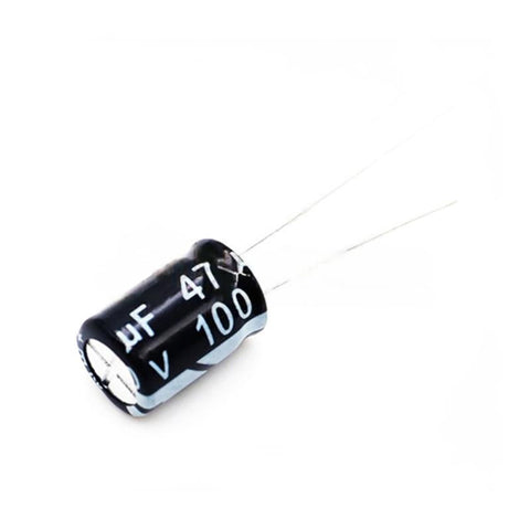 63V/100V 2.2/10/47/100/220/470/1000/2200/3300µF DIP Aluminum Electrolytic Capacitor