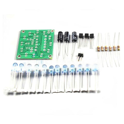 12 pcs Red/Green/Yellow/Blue/White LED Circular Lamp Kit