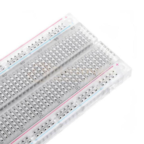 830 Point MB-102 Transparent Breadboard