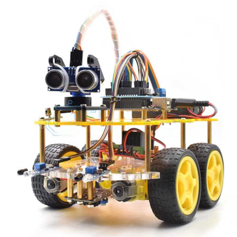 Multifunction Bluetooth Controlled Smart Car Kit