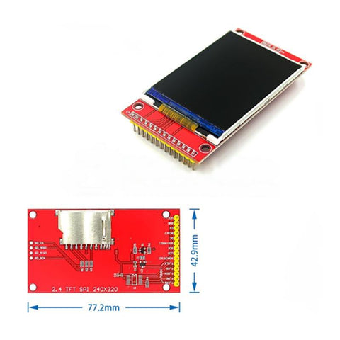 2.4/2.8/3.2/3.5 Inch Colorful TFT LCD Screen Display Module