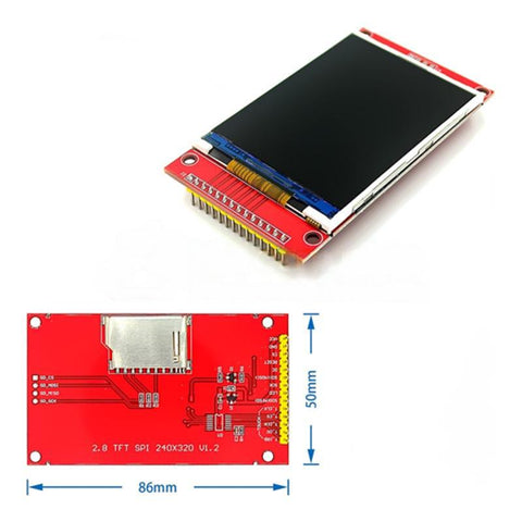 2.4/2.8/3.2/3.5 Inch Colorful TFT LCD Screen Display Module