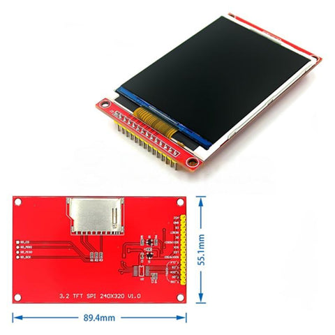 2.4/2.8/3.2/3.5 Inch Colorful TFT LCD Screen Display Module