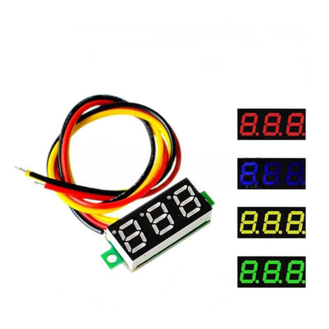 0.28" 3 Wires Digital Voltmeter LED Display DC 0-100V