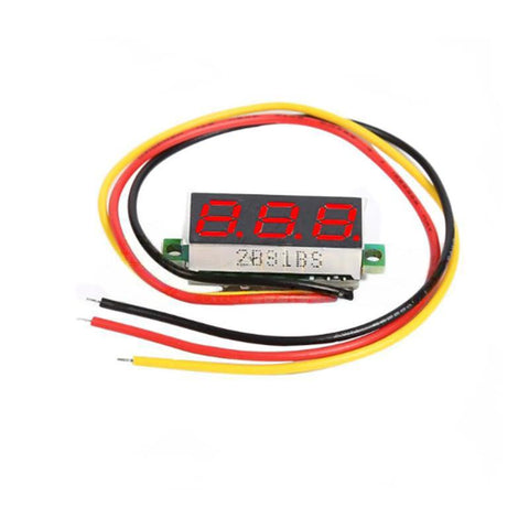 0.28" 3 Wires Digital Voltmeter LED Display DC 0-100V