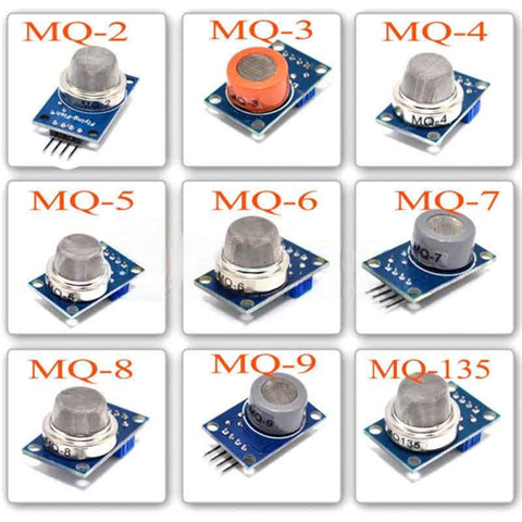 MQ Series Gas Detection Module MQ-2/MQ-3/MQ-4/MQ-5/MQ-6/MQ-7/MQ-8/MQ-9/MQ-135