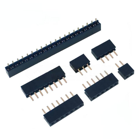 1x2P/3/4/5/6/7/8/9/10-40Pin 2.0mm Single Row Female Header Socket