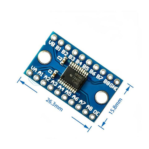 TXS0108E 8 Channel 3.3V/5V Level Converter Module