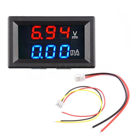 0.28'' DC 0-100V 10A/50A/100A LED Digital Voltmeter Ammeter Tester