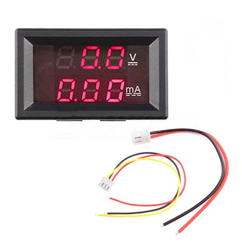 0.28'' DC 0-100V 10A/50A/100A LED Digital Voltmeter Ammeter Tester
