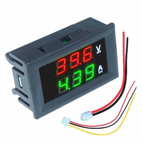 0.28'' DC 0-100V 10A/50A/100A LED Digital Voltmeter Ammeter Tester
