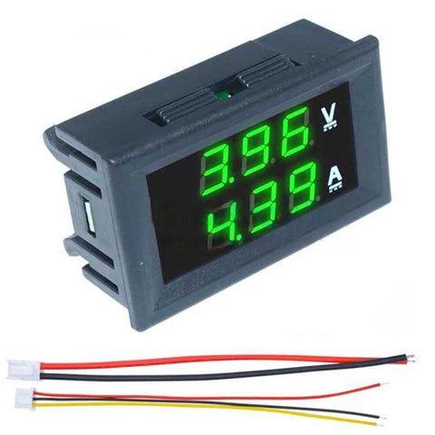 0.28'' DC 0-100V 10A/50A/100A LED Digital Voltmeter Ammeter Tester