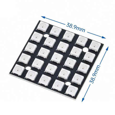 1/3/4/7/8/12/16/24 Bit WS2812 5050 RGB LED Lamp Panel Module
