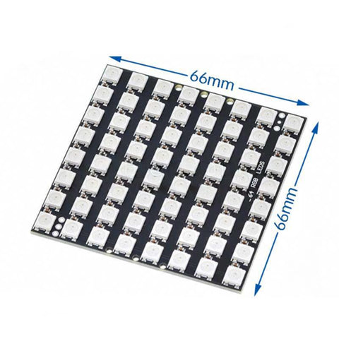1/3/4/7/8/12/16/24 Bit WS2812 5050 RGB LED Lamp Panel Module