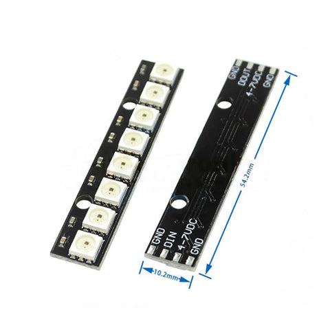 1/3/4/7/8/12/16/24 Bit WS2812 5050 RGB LED Lamp Panel Module