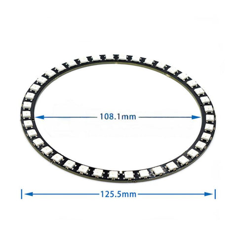 1/3/4/7/8/12/16/24 Bit WS2812 5050 RGB LED Lamp Panel Module