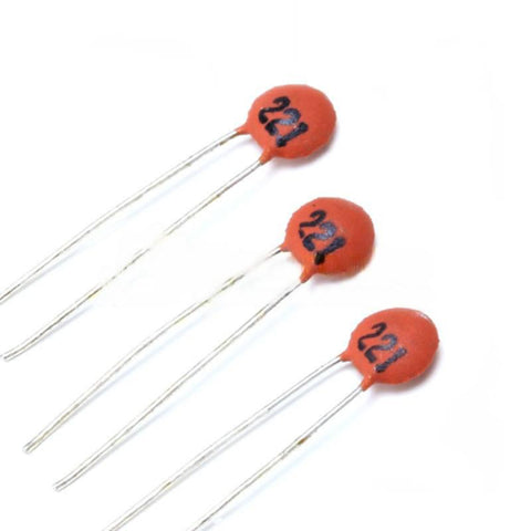 250 pcs (25 values x 10 pcs) Ceramic Capacitor