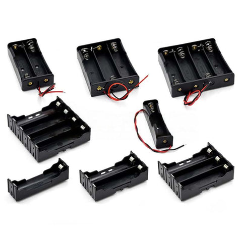 1/2/3/4 Slots 18650 Battery Case