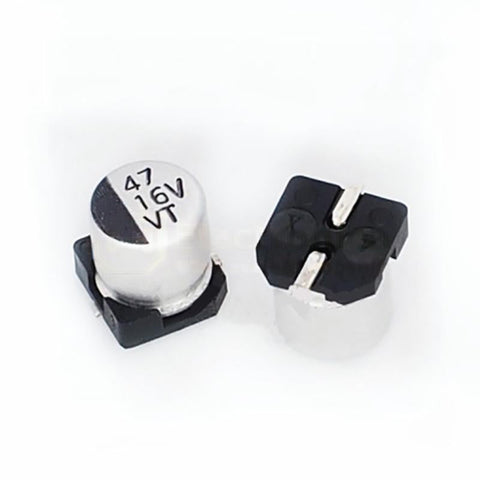 16V 10/22/33/47/100/220/470/680/1000µF SMD Aluminum Electrolytic Capacitor