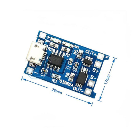 TP4056 18650 Lithium Battery Charging Protection Board