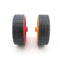 2 x 30 mm Texture Rubber Wheel